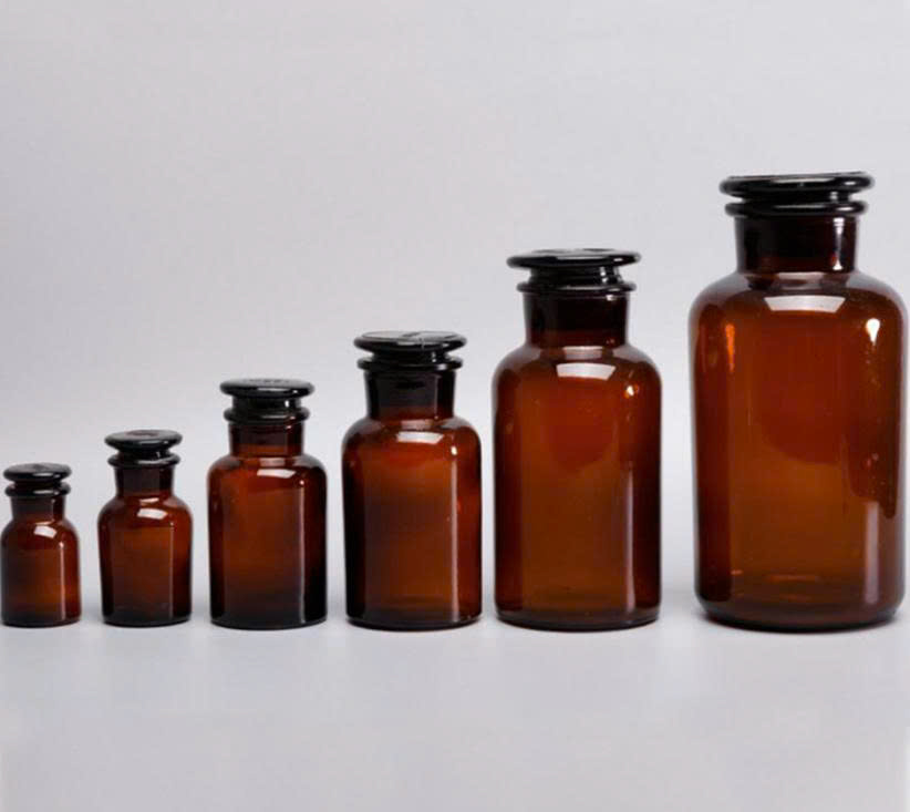 Chai nâu miệng hẹp 250ml