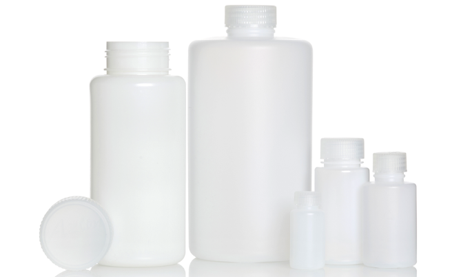 Chai nhựa HDPE miệng rộng