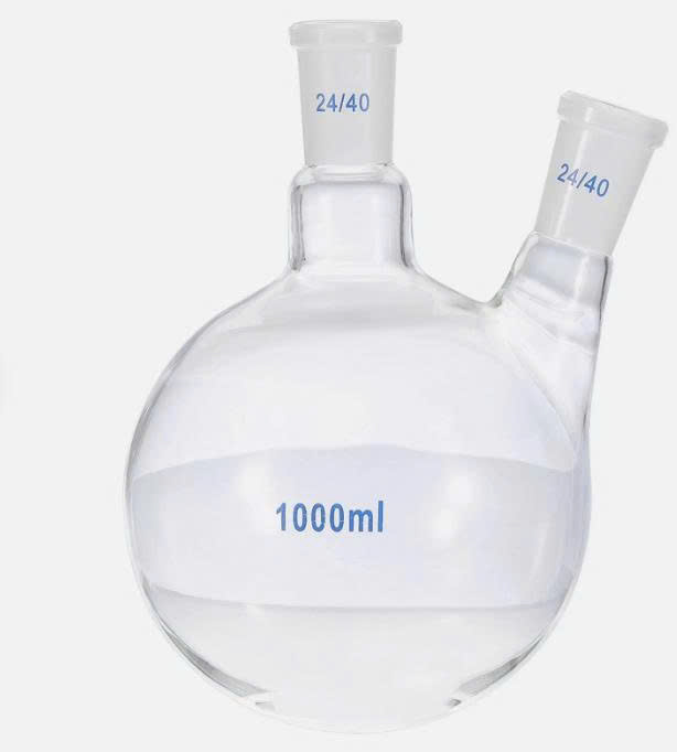 Bình cầu 2 cổ nhám 500ml