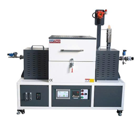 Lò nung ống quay khử hydro 1200°C (STG-150-12Q)