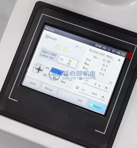 Máy kiểm tra độ cứng Vickers vi mô kỹ thuật số HVD-1000MT / DV-1AT-5.6P