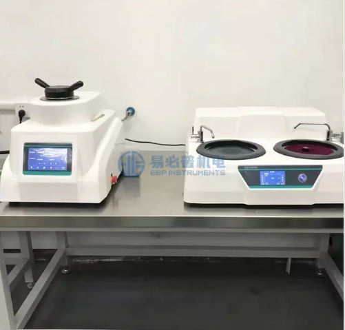 Máy ép gắn mẫu luyện kim tự động với hệ thống làm mát bằng nước
