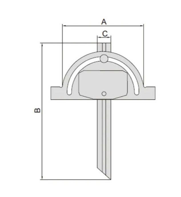 Thước đo góc điện tử Insize 4778-150
