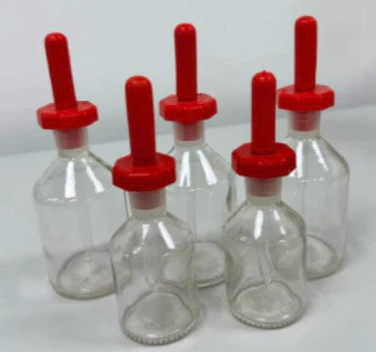 Chai công tơ hút trắng 125ml (cổ nhựa)