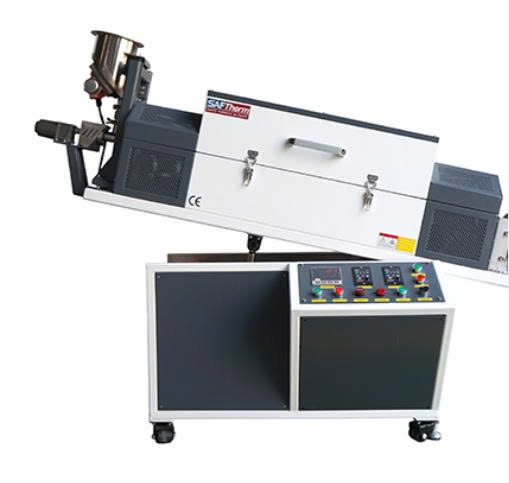 Lò nung ống quay tự động nạp liệu 1200°C