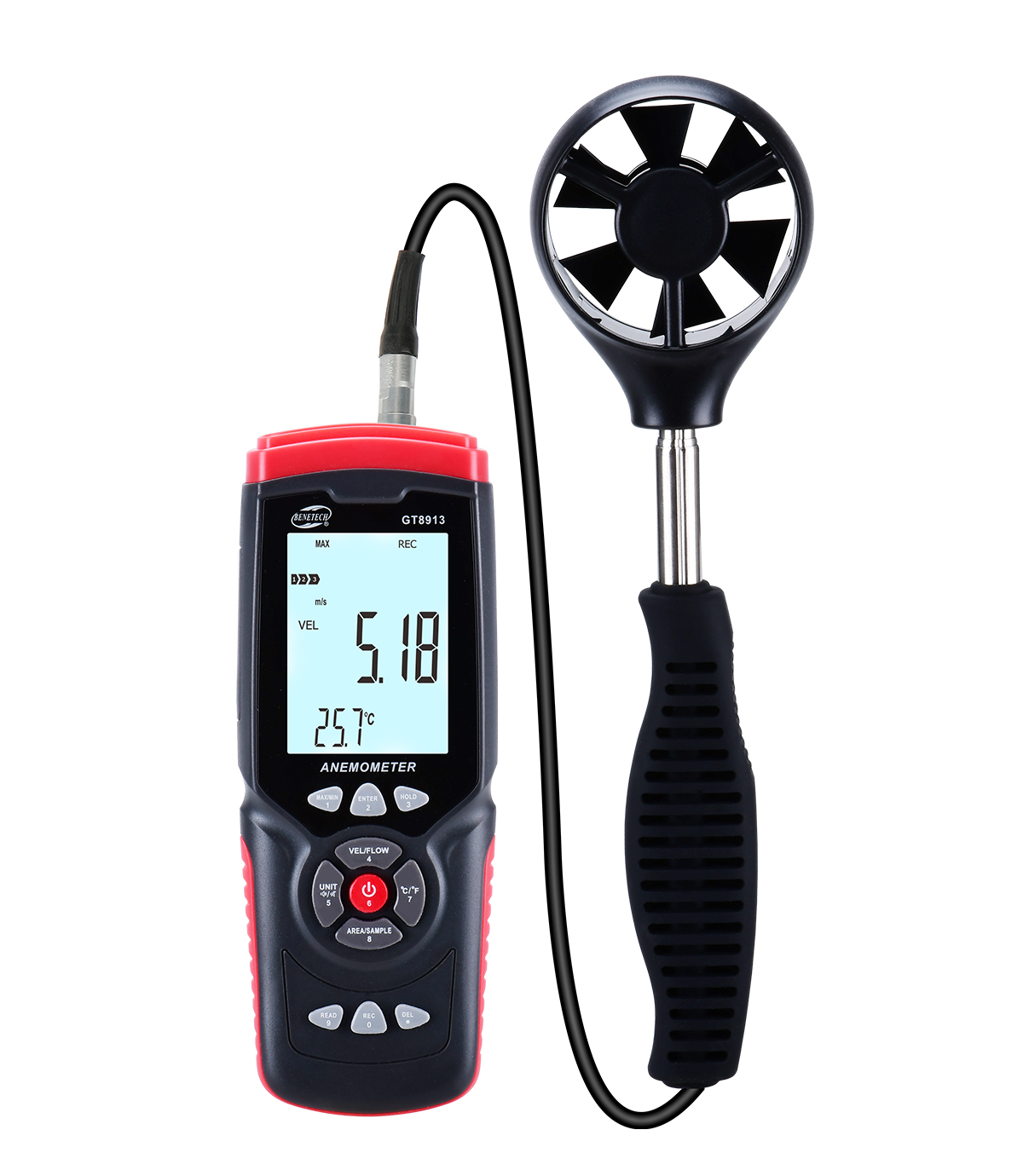 Máy đo tốc độ gió kỹ thuật số GT8913