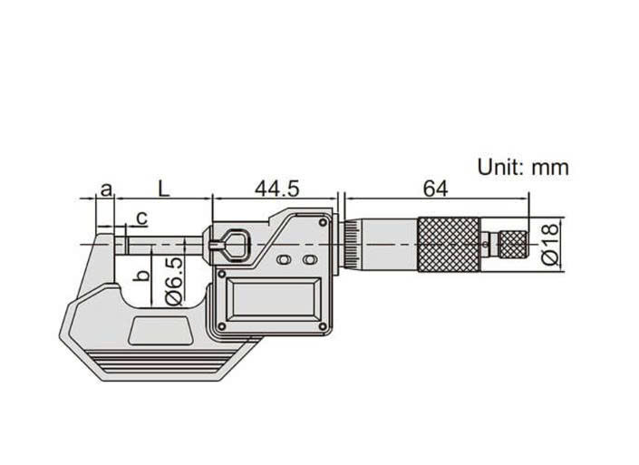Panme điện tử đo ngoài Insize 3108-50A