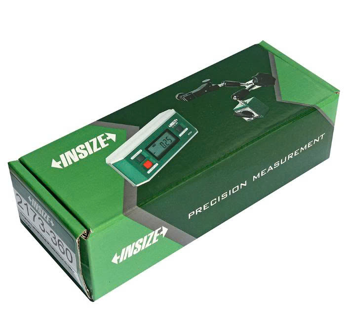 Nivo cân máy điện tử tích hợp đo góc INSIZE 2173-360 (0 – 360/0.1°, đế rãnh chữ V)
