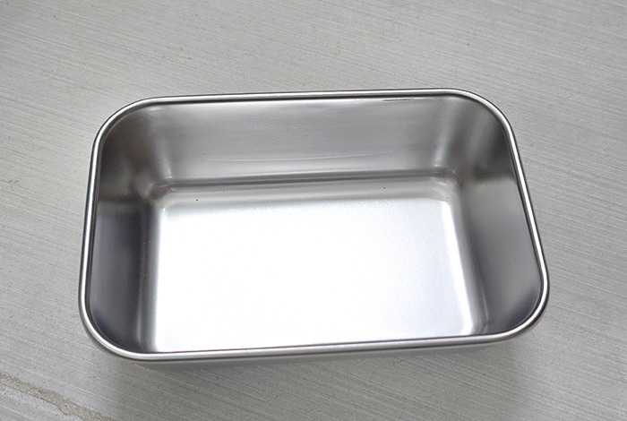 Khay inox viền nhỏ sâu lòng đựng đồ đa năng