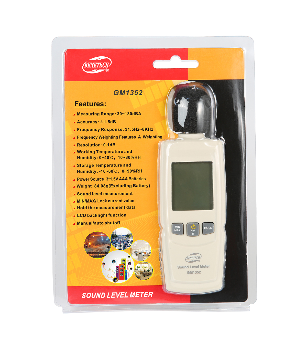 Máy đo mức âm thanh GM1352