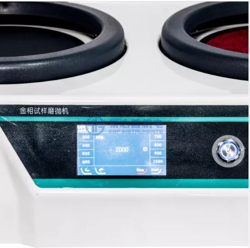Máy mài và đánh bóng mẫu luyện kim hai đĩa sản xuất tại Trung Quốc với giá thành thấp