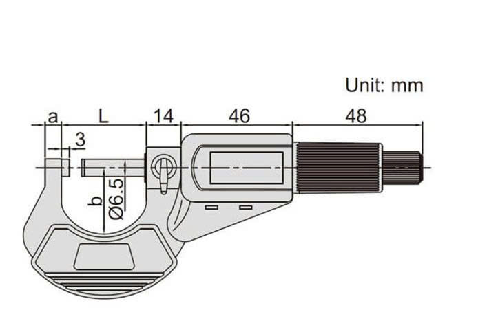 Panme đo ngoài điện tử INSIZE 3109-25A (0-25mm / 0.001)