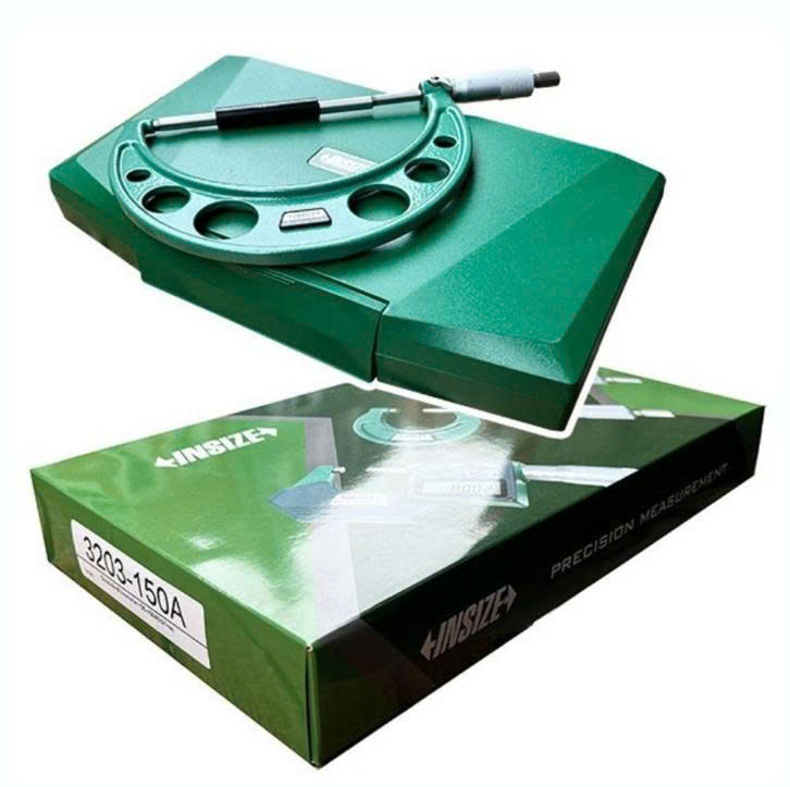 Panme đo ngoài cơ khí INSIZE 3203-150A (125-150mm/0.01mm)