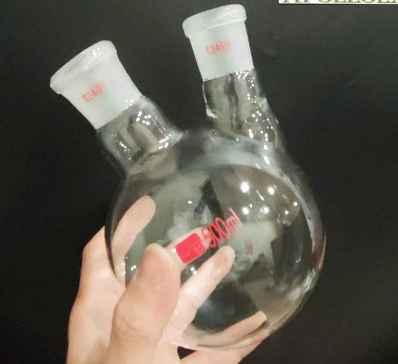 Bình cầu 2 cổ nhám 100ml