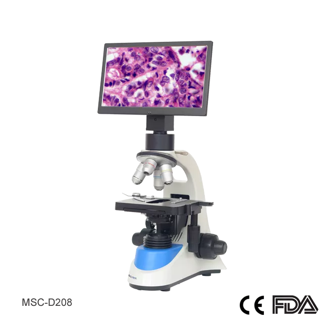 Kính hiển vi có camera và màn hình kỹ thuật số MSC-D208