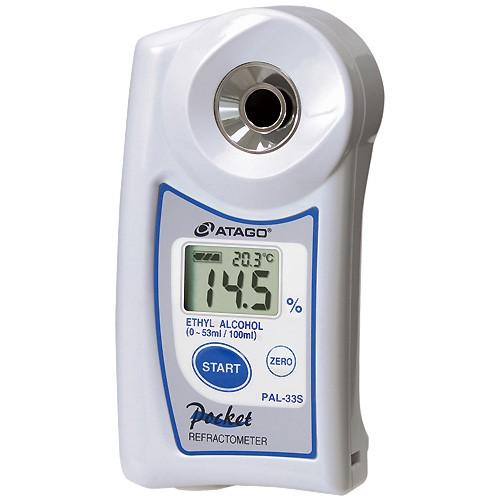 Khúc xạ kế đo Ethyl alcohol/Nhiệt độ điện tử hiện số Model: PAL-33S