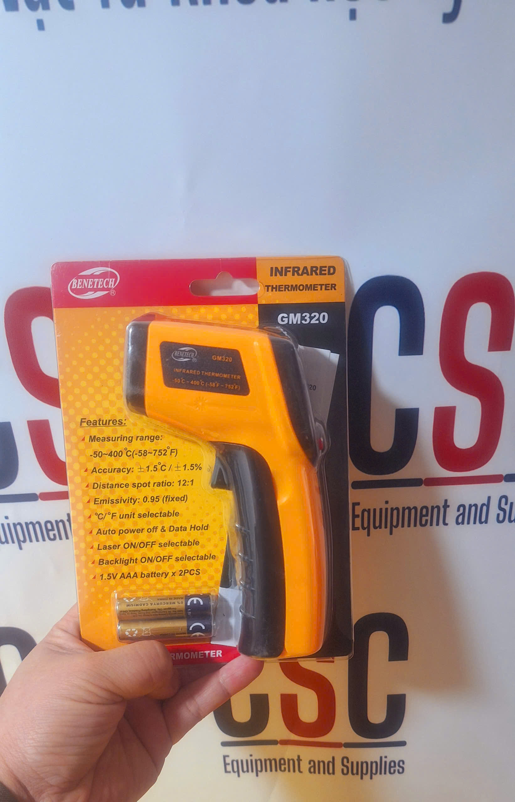 máy đo nhiệt độ hồng ngoại GM320