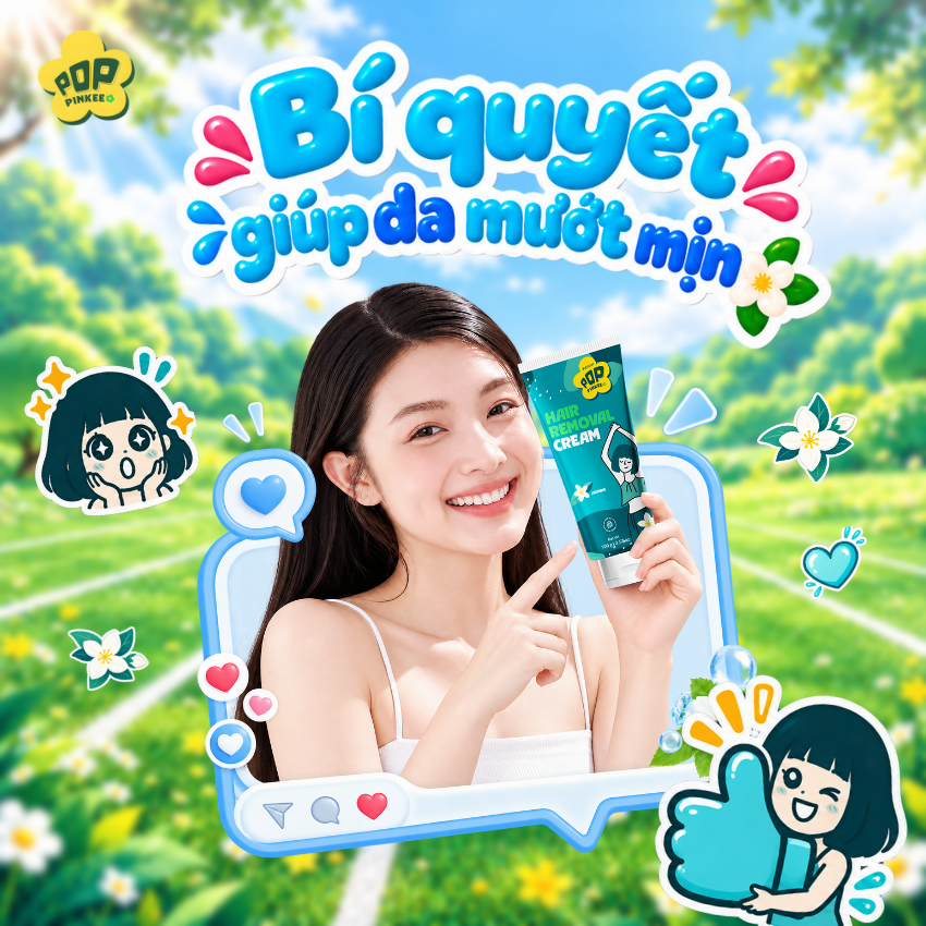 Combo 2 Kem Tẩy Lông Và Serum Dưỡng Mịn Sau Tẩy Lông - Tuýp 100g