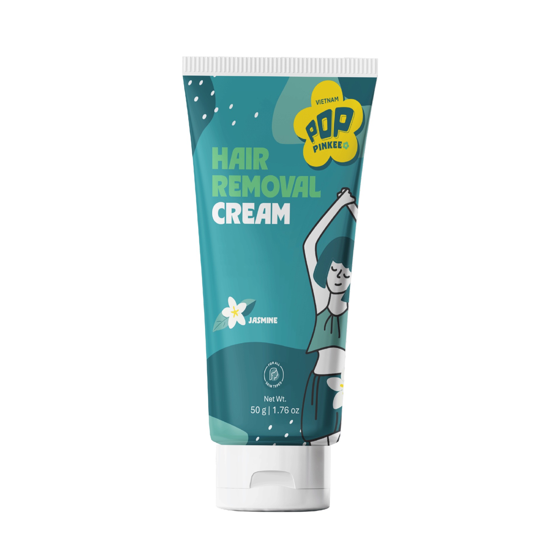 Kem Tẩy Lông Pop Pinkee Nhẹ Dịu, Tẩy Lông Êm Ái - 50g