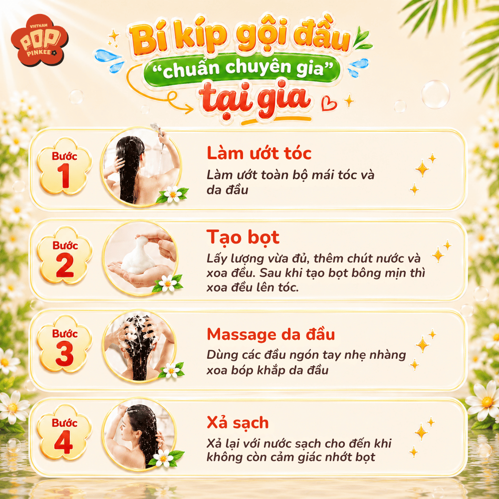 Dầu Gội Thảo Dược Bưởi – Bồ Kết – Làm Sạch Dịu Nhẹ, Nuôi Dưỡng Tóc Chắc Khỏe – 400ml