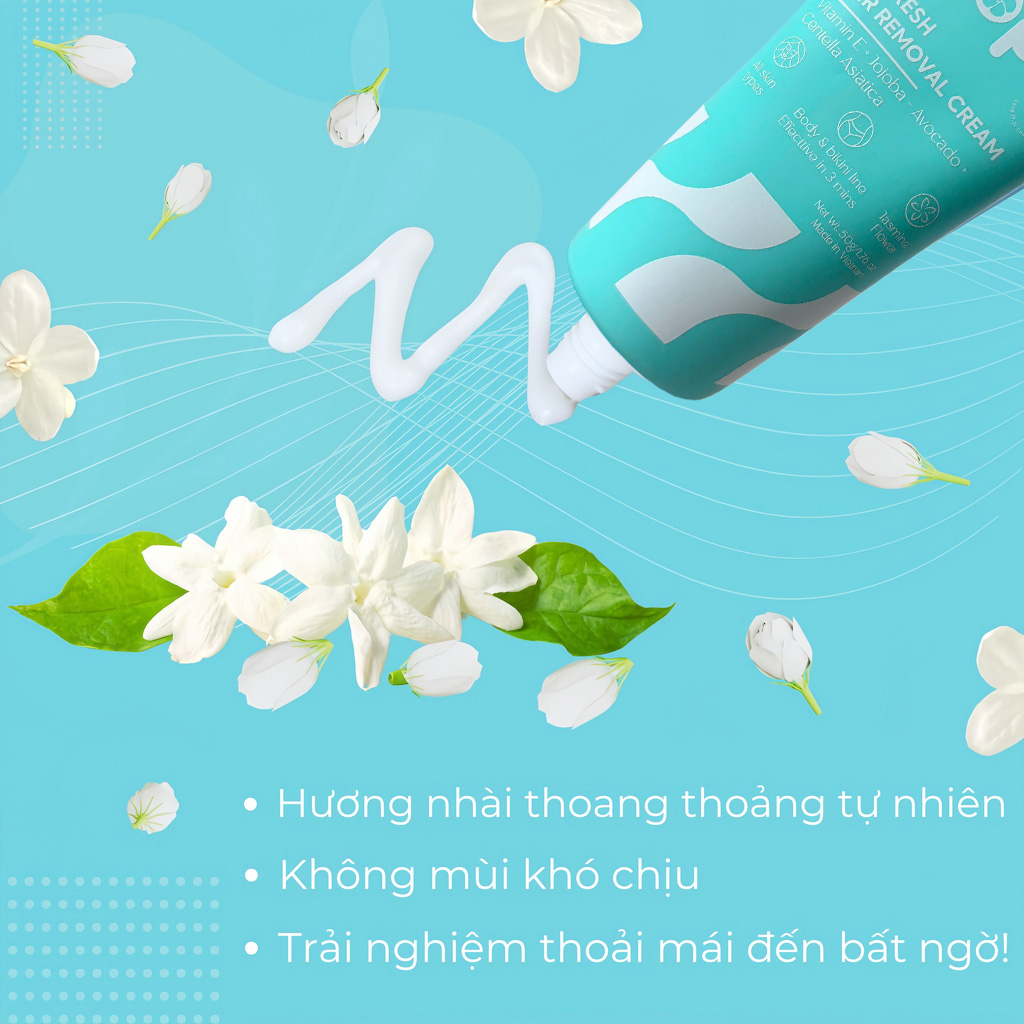 Kem Tẩy Lông Biofresh (Hương Nhài)