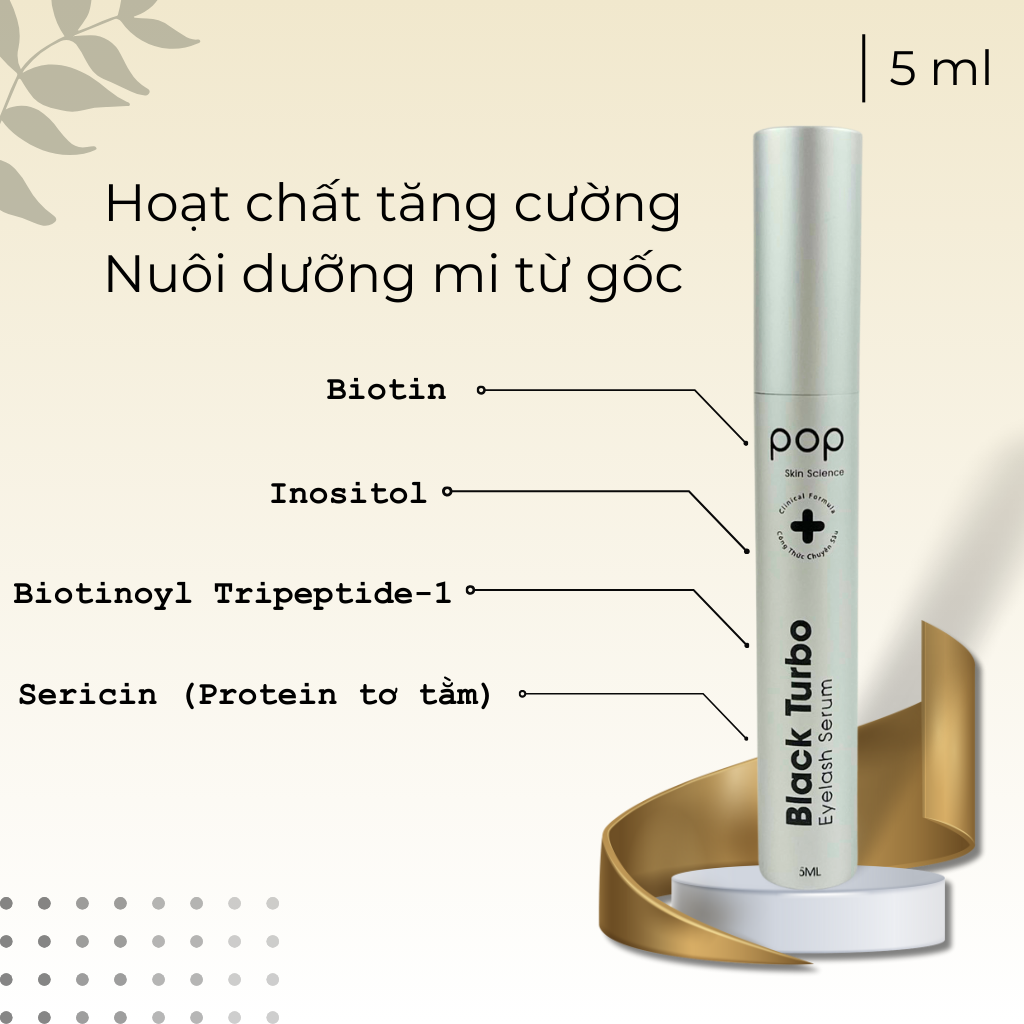 Serum Dưỡng Mi Tăng Cường Black Turbo