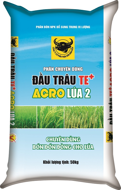 PHÂN BÓN ĐẦU TRÂU TE + AGRO LÚA 2