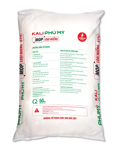 PHÂN BÓN KALI PHÚ MỸ (DẠNG MIỂNG)