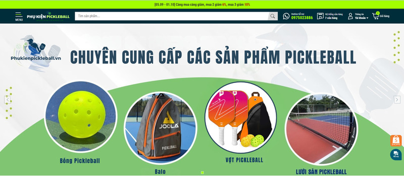 Lựa chọn nơi mua uy tín như phukienpickleball.vn để mua