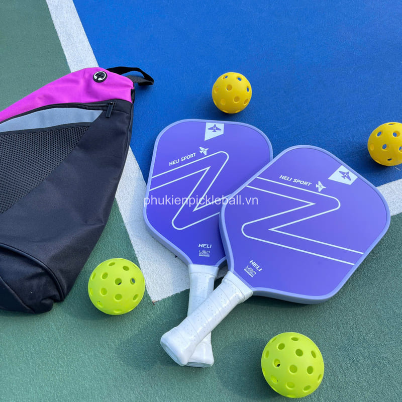 [TÍM] Bộ Vợt Pickleball Joola T700 Sợi Đầy Đủ Sợi Thủy Tinh Và Carbon