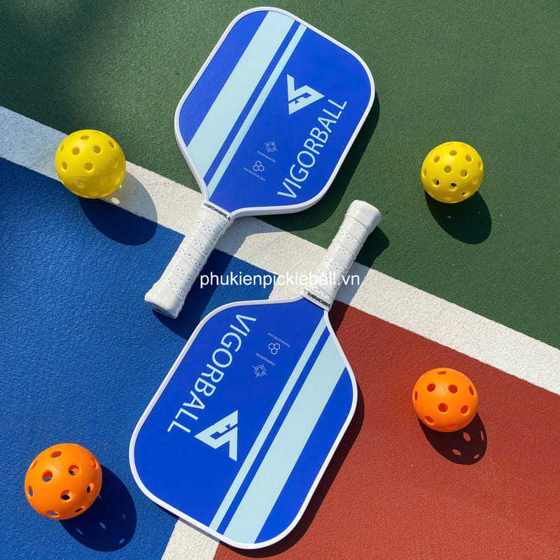 Bộ Vợt Pickleball Bằng Sợi Thủy Tinh Tiêu Chuẩn USAPA Kèm Túi Đựng Bóng Sure-Grip