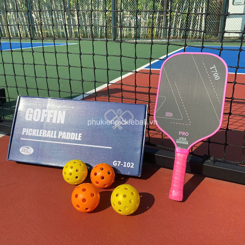 Bộ Vợt Pickleball  T700 Sợi Carbon Siêu Nhẹ Cao Cấp