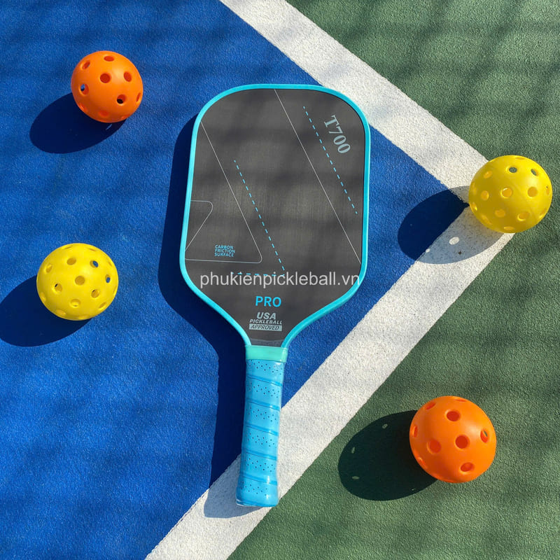 Bộ Vợt Pickleball  T700 Sợi Carbon Siêu Nhẹ Cao Cấp