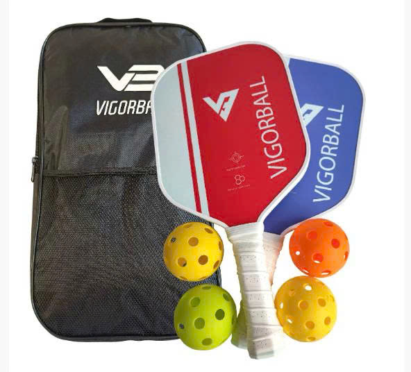 Bộ Vợt Pickleball Bằng Sợi Thủy Tinh Tiêu Chuẩn USAPA Kèm Túi Đựng Bóng Sure-Grip