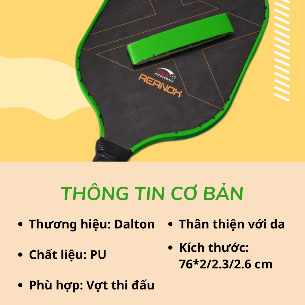 Dải bảo vệ Pickleball - Combo 3 miếng dán bảo vệ khung vợt Pickleball