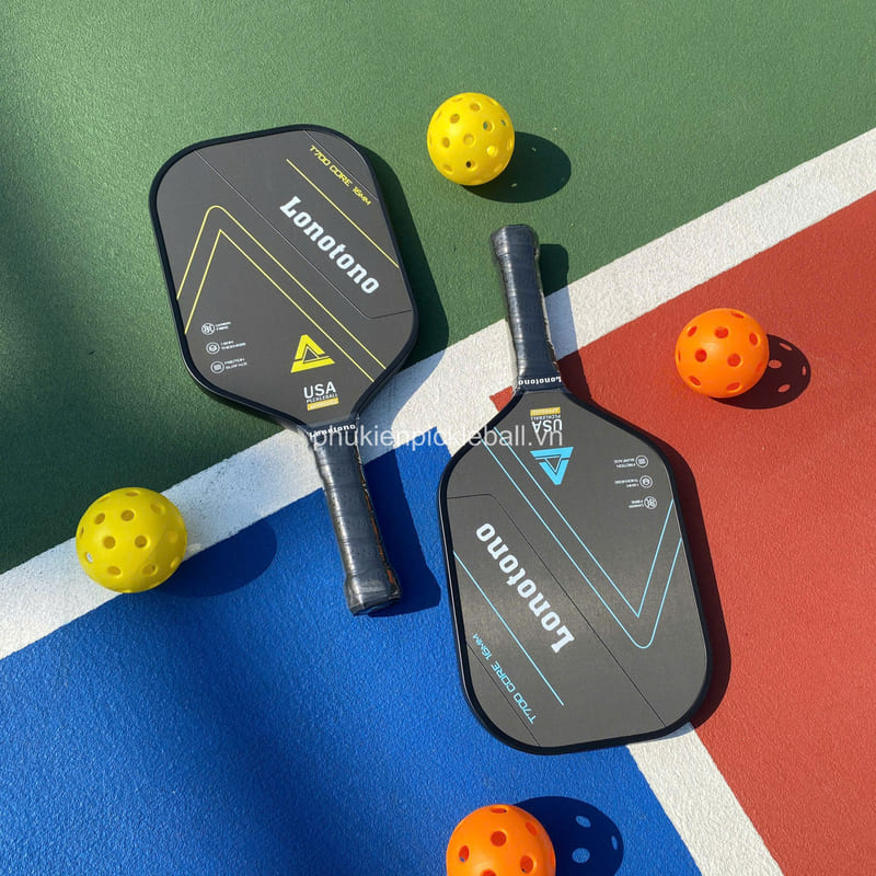 Vợt Pickleball T700 Chất Liệu Sợi Carbon Và Sợi Tổ Ong Cao Cấp