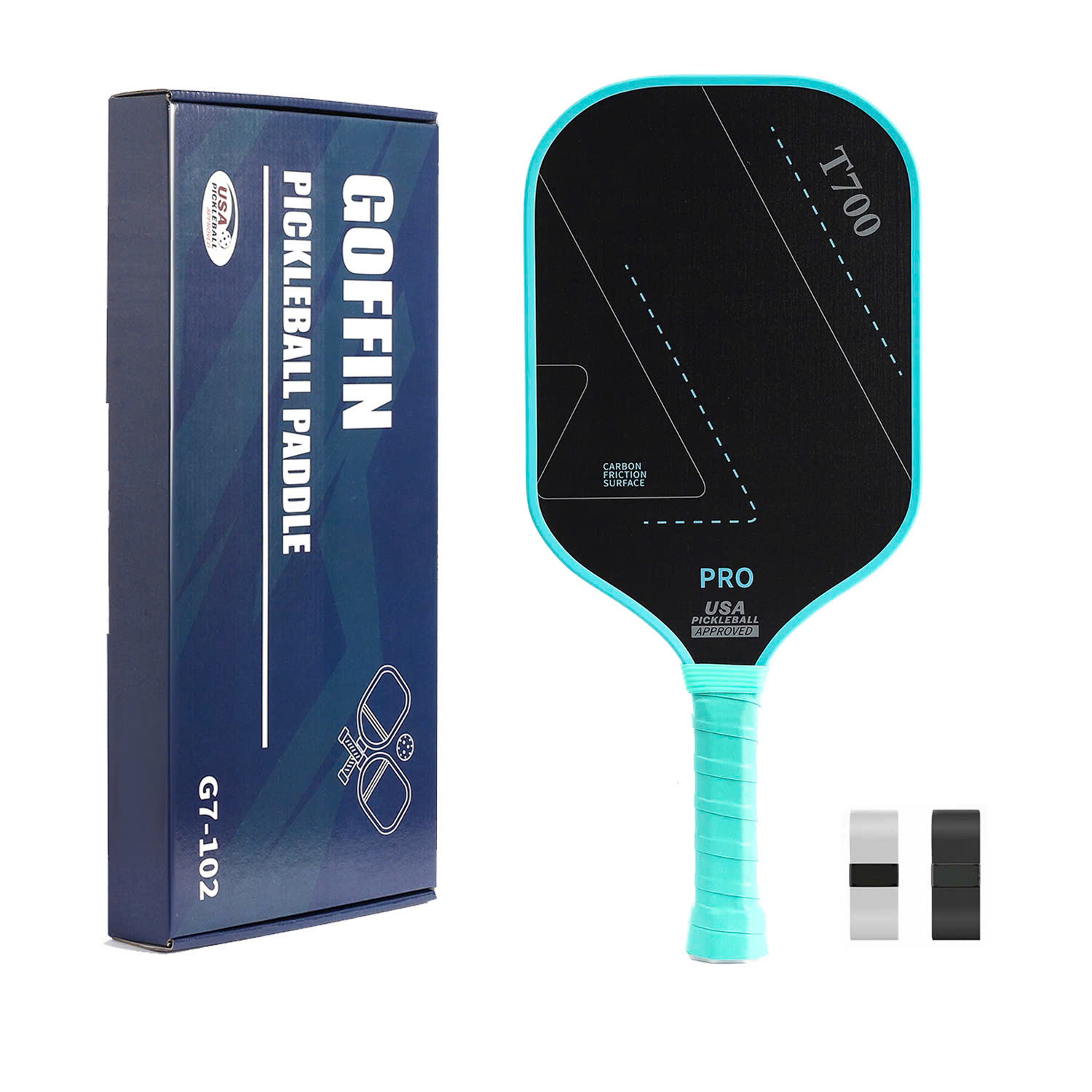 Bộ Vợt Pickleball  T700 Sợi Carbon Siêu Nhẹ Cao Cấp