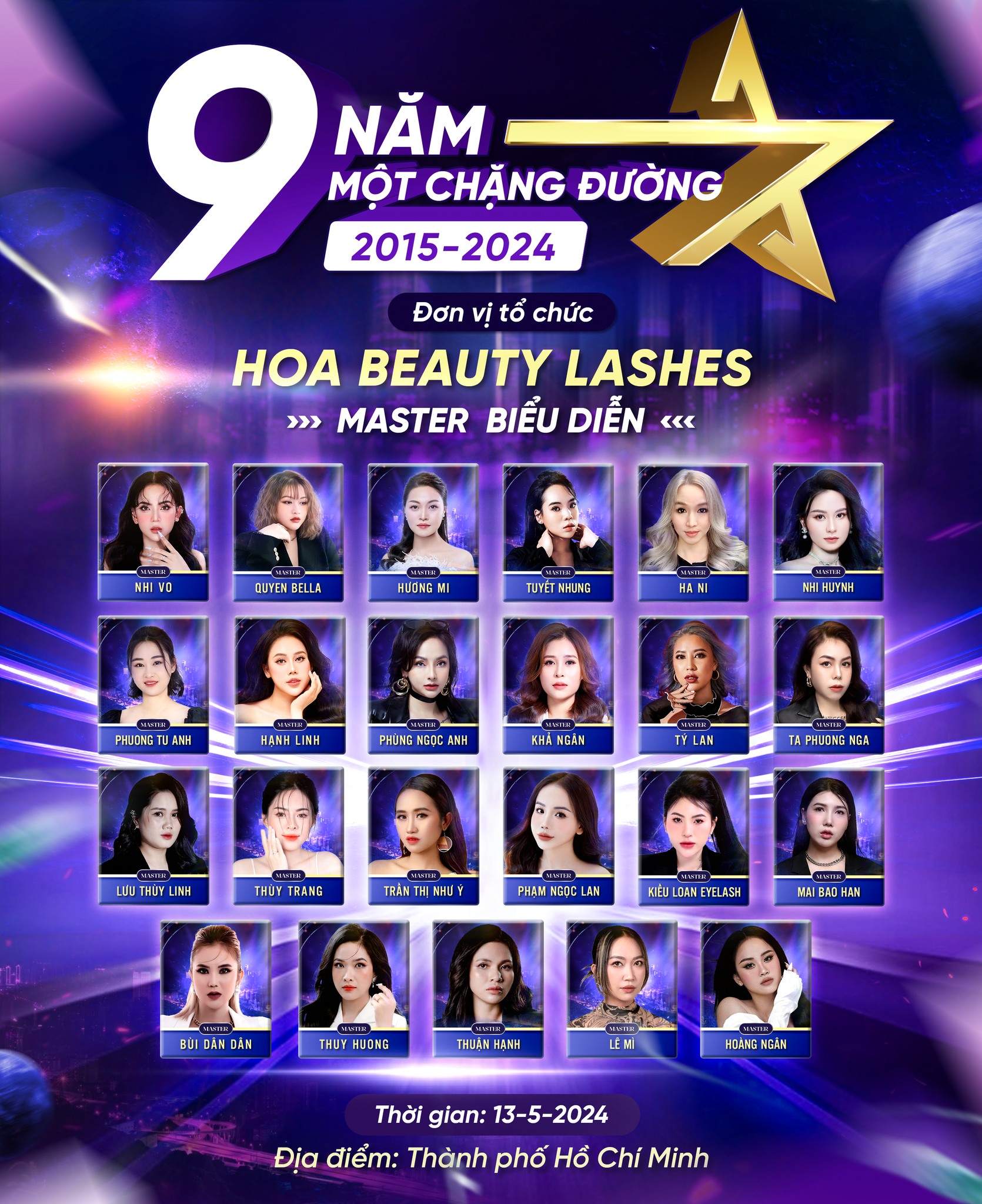 09 NĂM MỘT CHẶNG ĐƯỜNG HOA BEAUTY LASHES