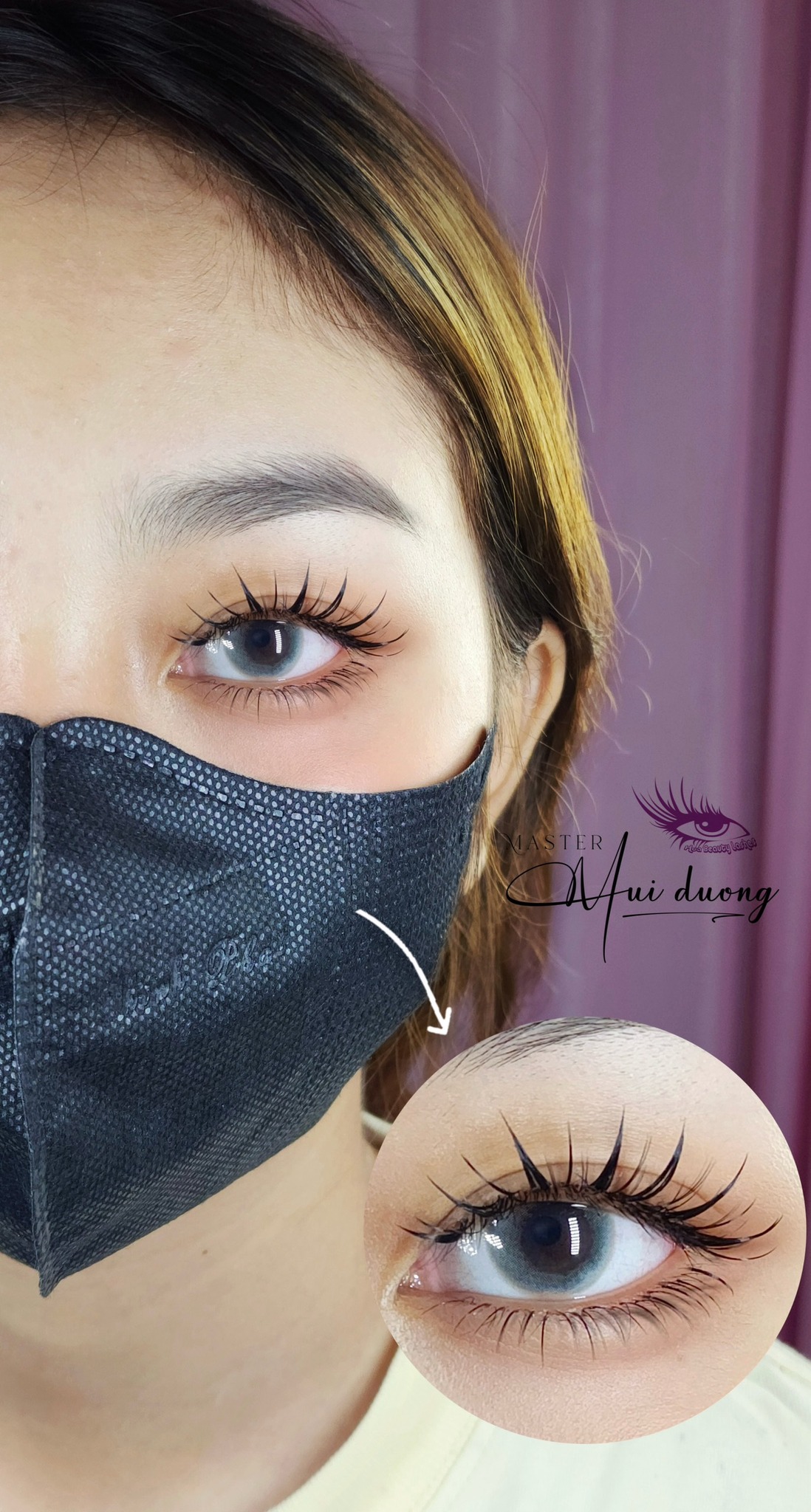 Sử dụng keo nối mi chất lượng tốt: Chìa khóa cho hàng mi nối bền đẹp