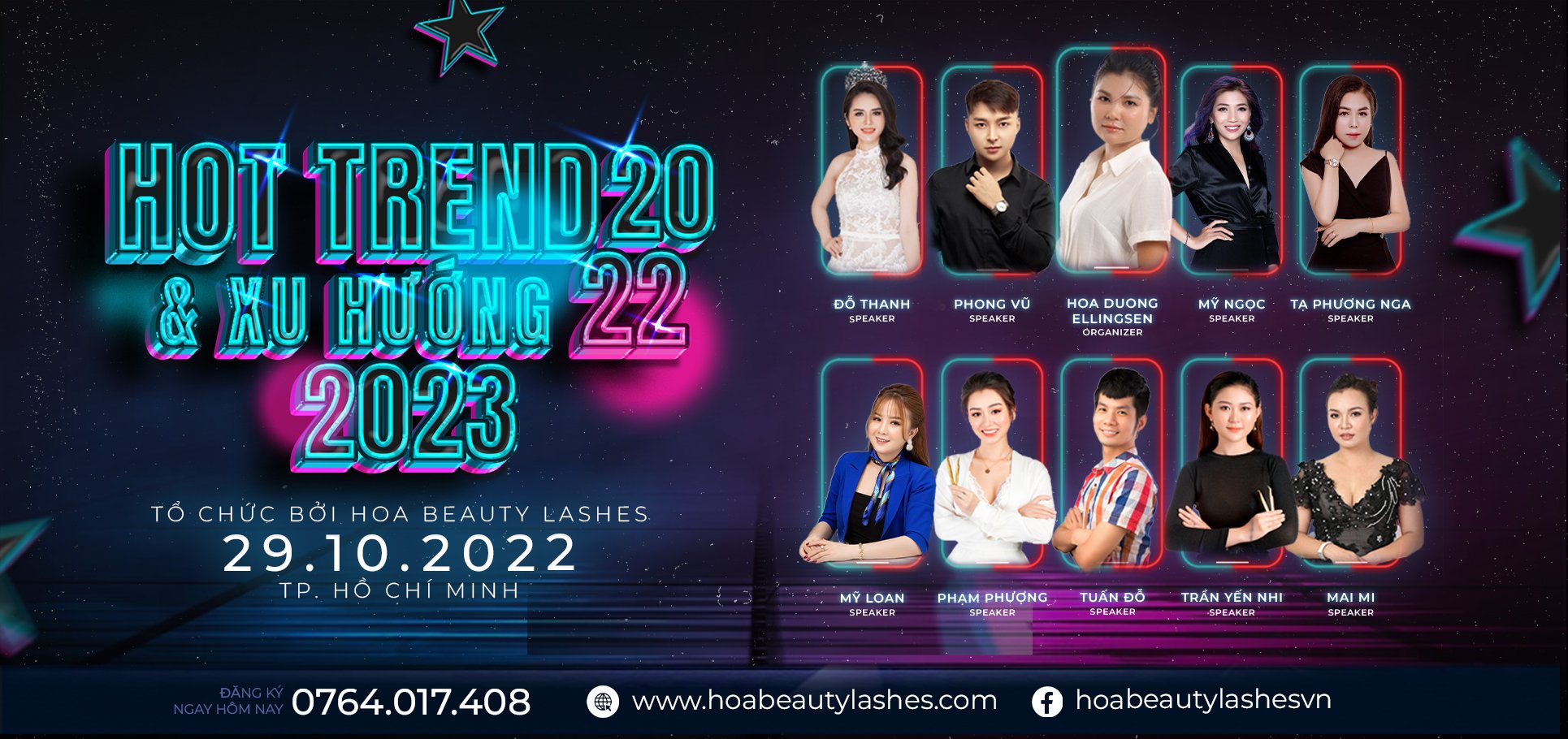 Chương trình mua keo hoặc nhíp tặng vé tham gia sự kiện HOT TREND VÀ XU HƯỚNG 2022-2023