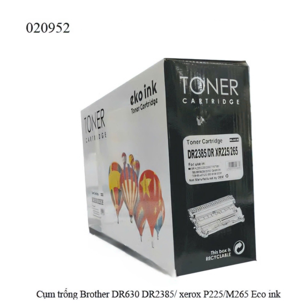 Cụm trống Eco ink DR630/DR2385 (PAD-DR630) – Dùng cho Brother HL/DCP/MFC & Xerox P225/M265 – Full VAT