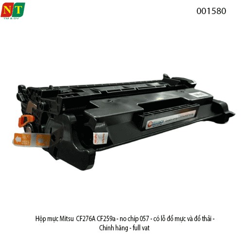 Hộp mực Mitsuco 76A CF276A CF259A Canon 057 – không chip – có lỗ đổ mực & xả thải – hàng mới 100% – full VAT