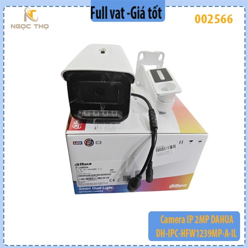 Camera IP DAHUA DH-IPC-HFW1239MP-A-IL (2MP) – Smart Dual Light – Hồng Ngoại 60m – Mic Tích Hợp - hàng chính hãng