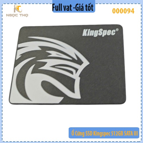 Ổ cứng SSD Kingspec 512GB SATA III 2.5 inch – tốc độ cao – chính hãng – full VAT