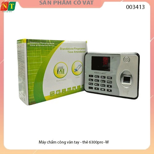 Máy chấm công vân tay Ronald Jack 6300Pro-Wifi - Full vat (Hỗ trợ cài đặt qua ultraview)