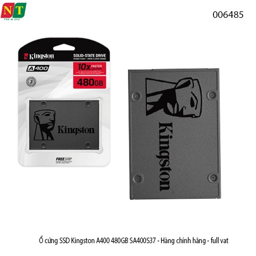 Ổ cứng SSD Kingston A400 480GB SATA III 2.5 inch – tốc độ 500/450MBs – chính hãng – full VAT