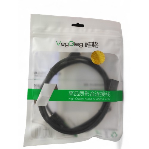 Dây USB Nối Dài 1.5m Veggieg VU105 – Chuẩn USB 2.0, Tốc Độ 480Mbps – Chính Hãng – Full VAT