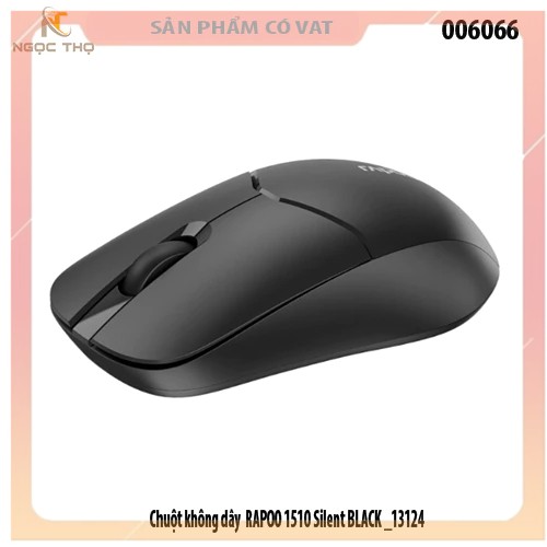 Chuột không dây RAPOO 1510 Silent BLACK _13124 - hàng chính hãng - full vat
