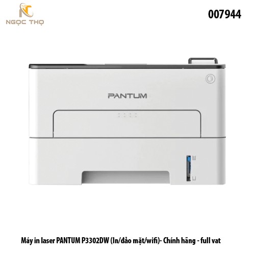 Máy in laser đen trắng Pantum P3302DW (A4) – 33ppm, in 2 mặt tự động, USB + LAN + Wi‑Fi – Chính hãng -  Hỗ trợ càì từ xa