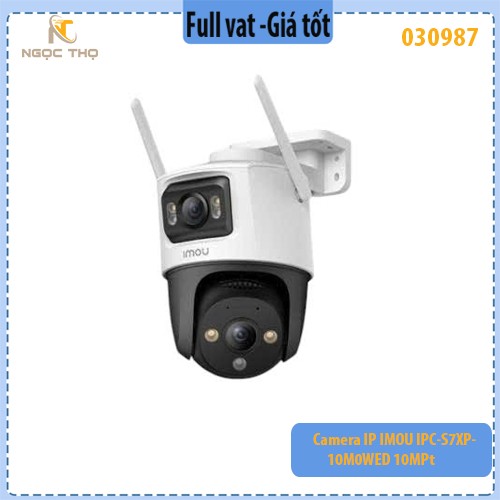 Camera IP IMOU IPC-S7XP-10M0WED – 10MP – Ngoài Trời – 2 Ống Kính (5MPX mỗi mắt) – Hỗ Trợ LAN & Wi-Fi – Hàng Chính Hãng